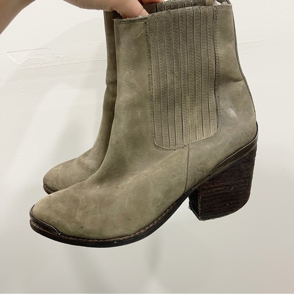 Jeffrey Campbell Bentley Western Suede Leather Bootie Size 8 - Picture 3 of 14